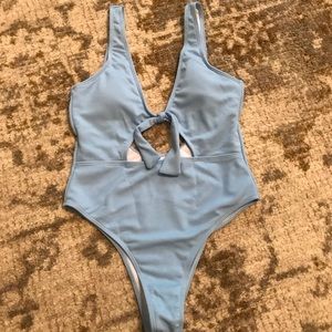 SHEIN Blue One Piece Swim Suit